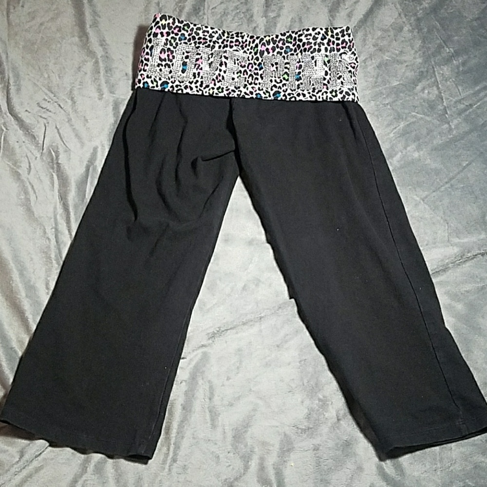 PINK YOGA Victor's Secret Bling pants size xp